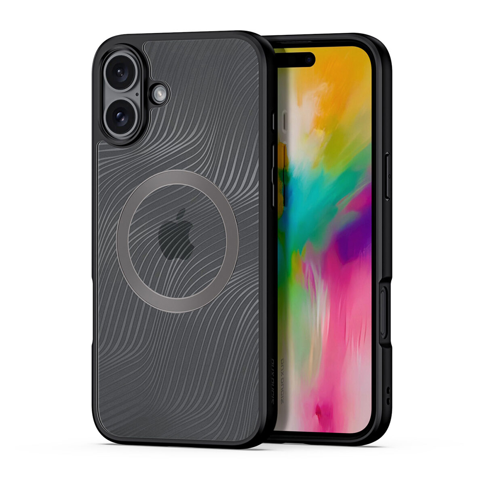 Dux Ducis Aimo Magsafe priekš Apple iPhone 16 - melna