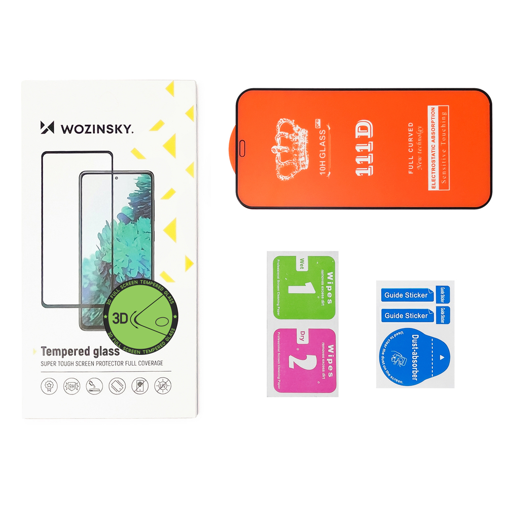 Wozinsky aizsargstikls Apple iPhone 13 Pro Max - melna