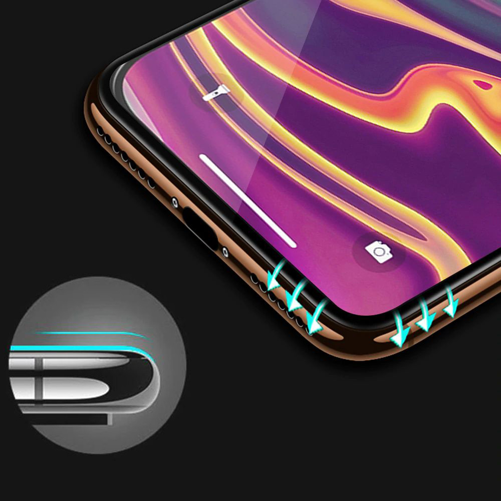 Elastīga aizsargplēve Realme 8 Pro - melna