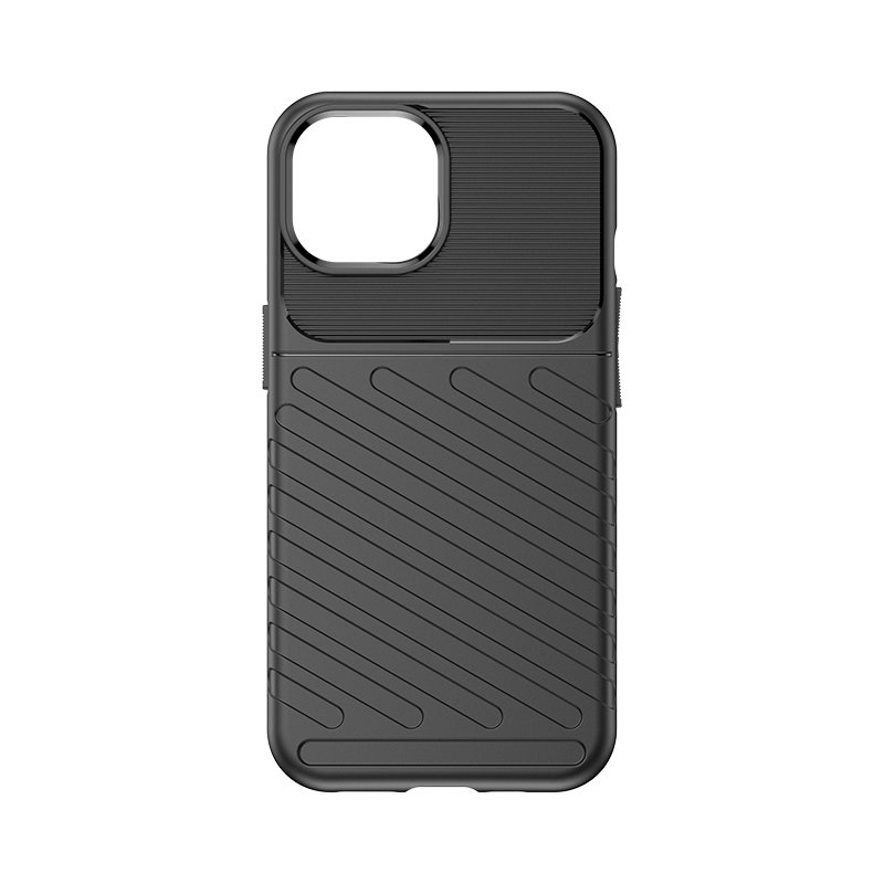 Izturīgs Thunder vāciņš Apple iPhone 15 - melna