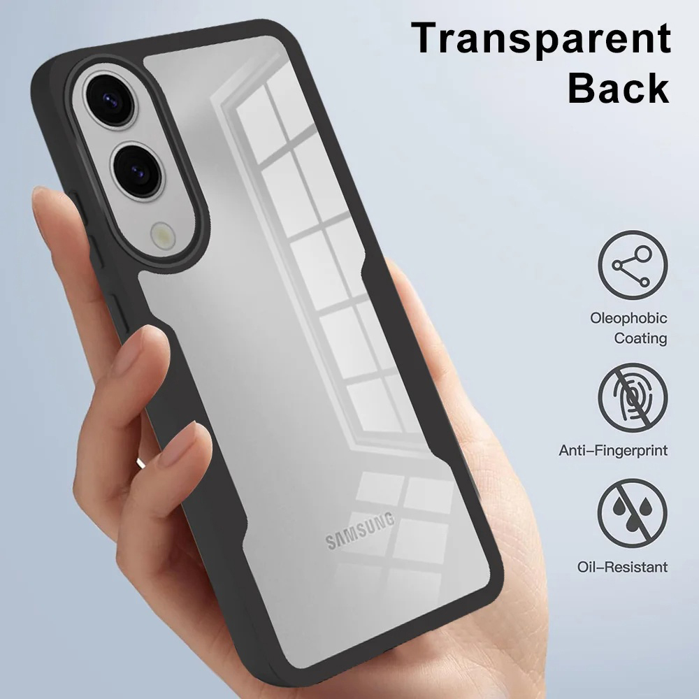 Techsuit ColorVerse apvalks + aizsargplēve Samsung Galaxy S25 Edge – rozā