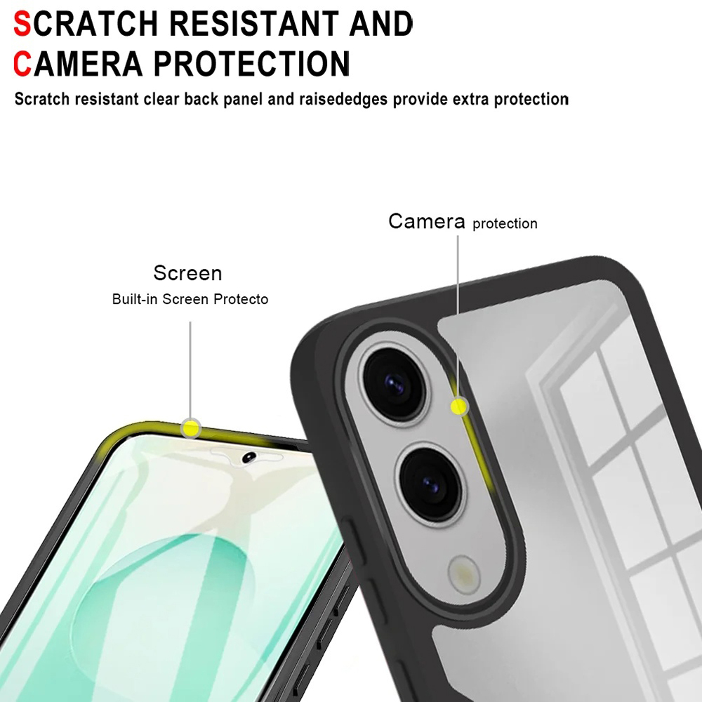Techsuit ColorVerse apvalks + aizsargplēve Samsung Galaxy S25 Edge – rozā