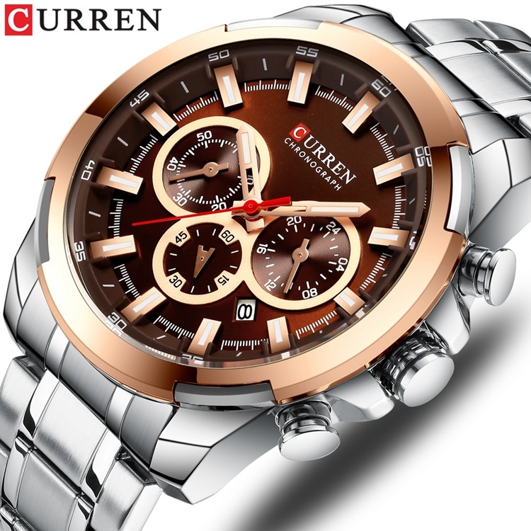 Pulkstenis CURREN FI-14218 - Melna