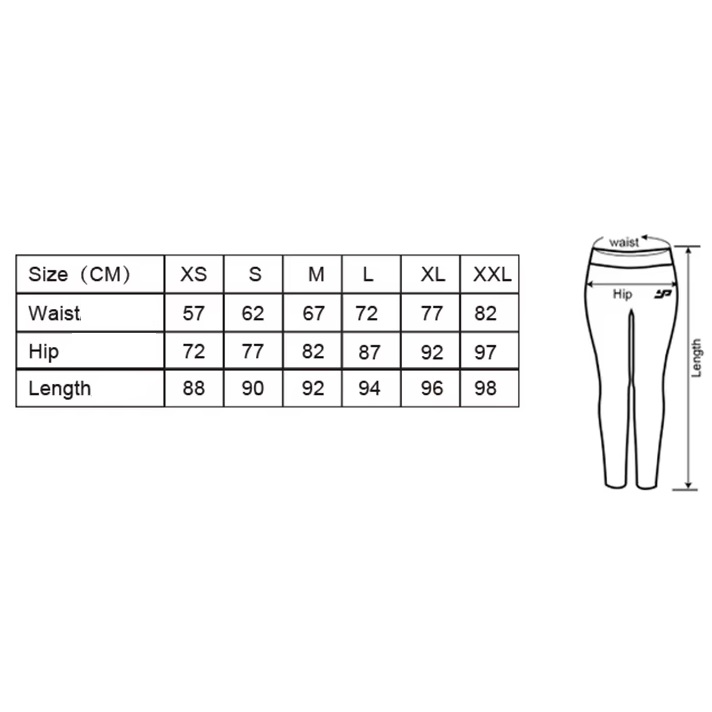 Legingi DO-30192 - Melna / Balta / XL