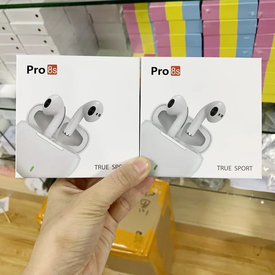 Bezvadu austiņas Pro 8s - Rozā