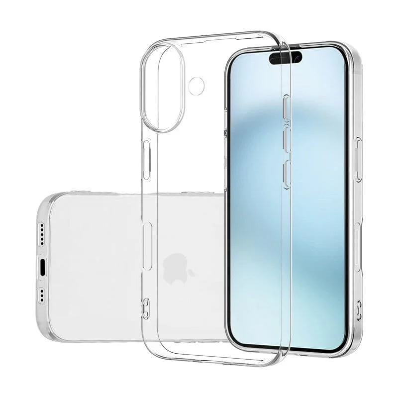 Caurspīdīgs aizsargpārvalks priekš Apple iPhone 16 Plus - caurspīdīgs