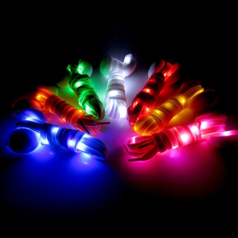 LED šņores kurpēm - Dzeltenas