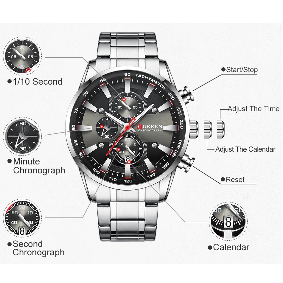 Pulkstenis CURREN NA-14257 - Zila