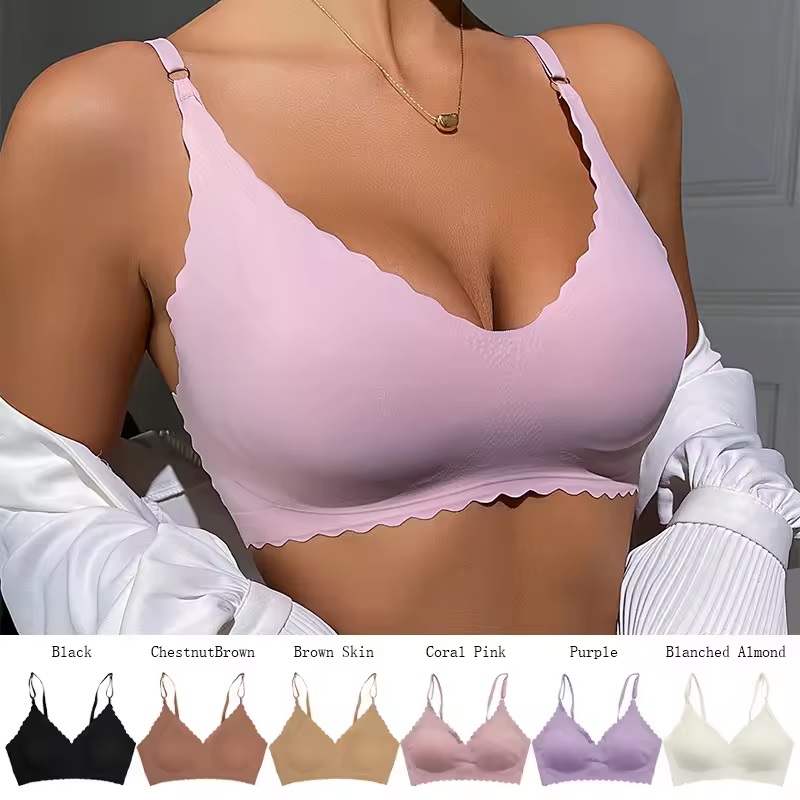 Bezšuvu krūšturi EL-30855 - Violeta/L