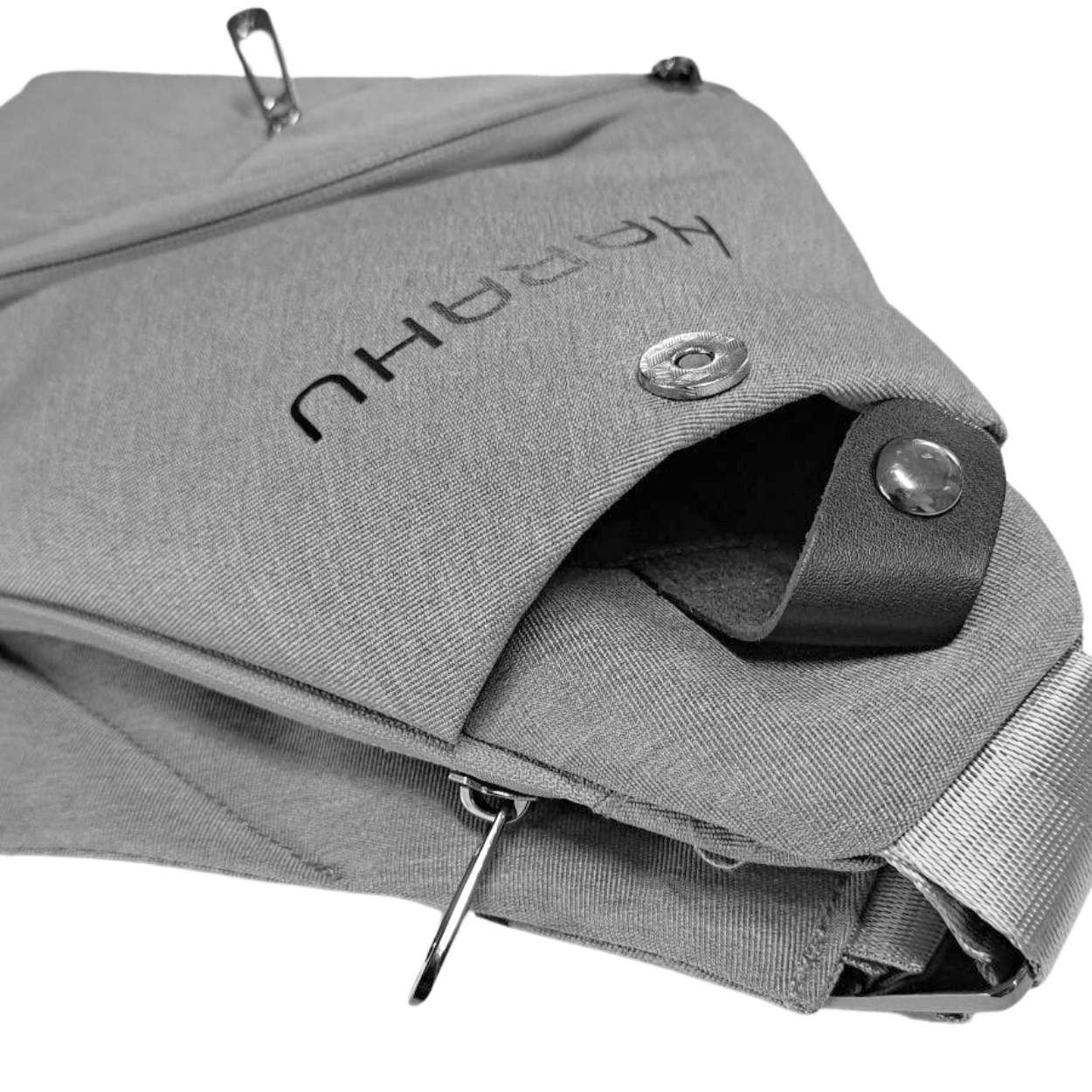 Vīriešu Crossbody Soma HARAHU Motion - Pelēka