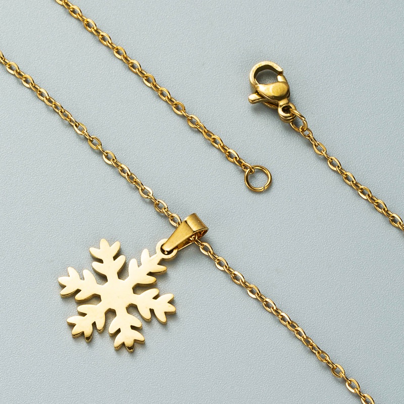 Snowflake komplekts - Zelta