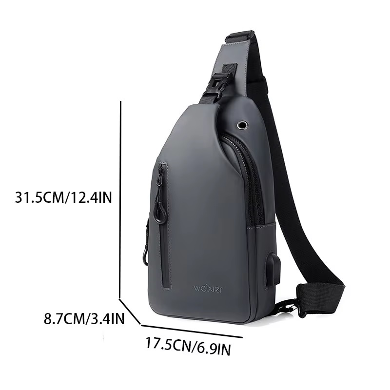 Plecu soma WEIXIER SP-35644 - Melna