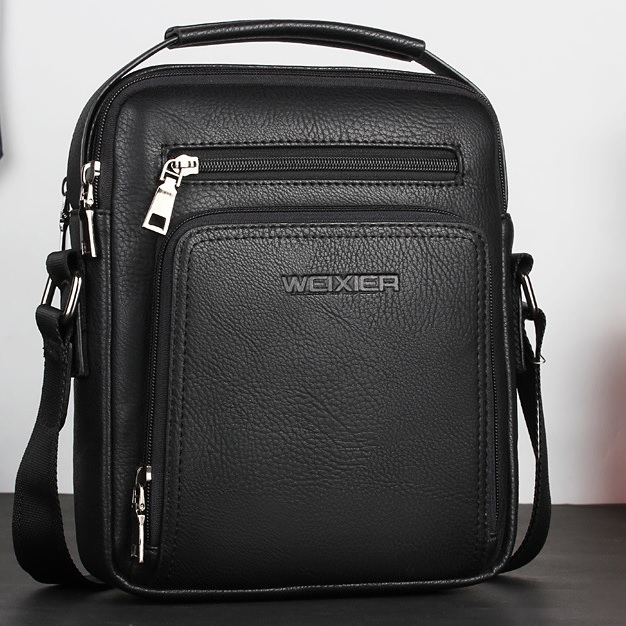 Vīriešu Crossbody soma WEIXIER MA - 15411 - Brūna