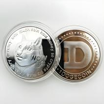 Monēta Dogecoin - Sudraba
