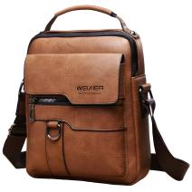 Vīriešu Crossbody soma WEIXIER BR-25264 - Brūna