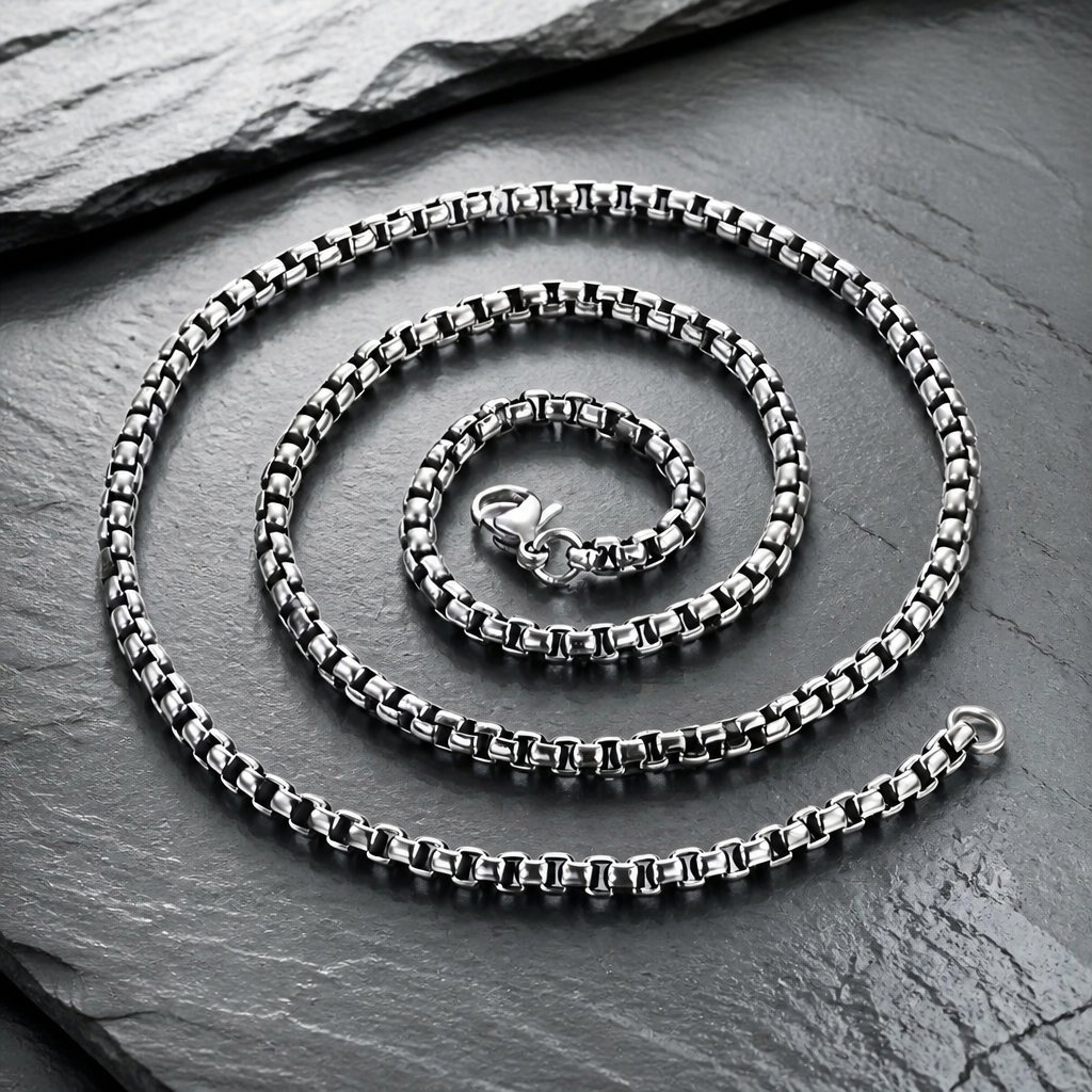 Ķēde TA-34560 - Sudraba / 90cm / 2mm